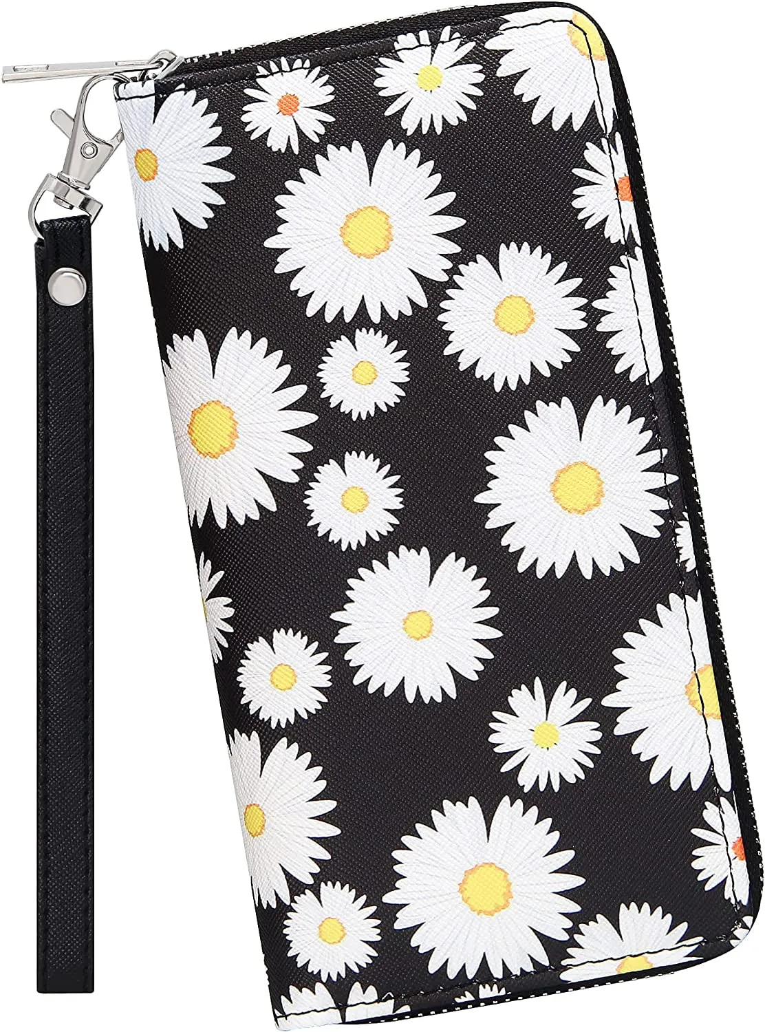 Women’s Printed Zip Around Wallet Phone Clutch Purse Card Holder Organizer