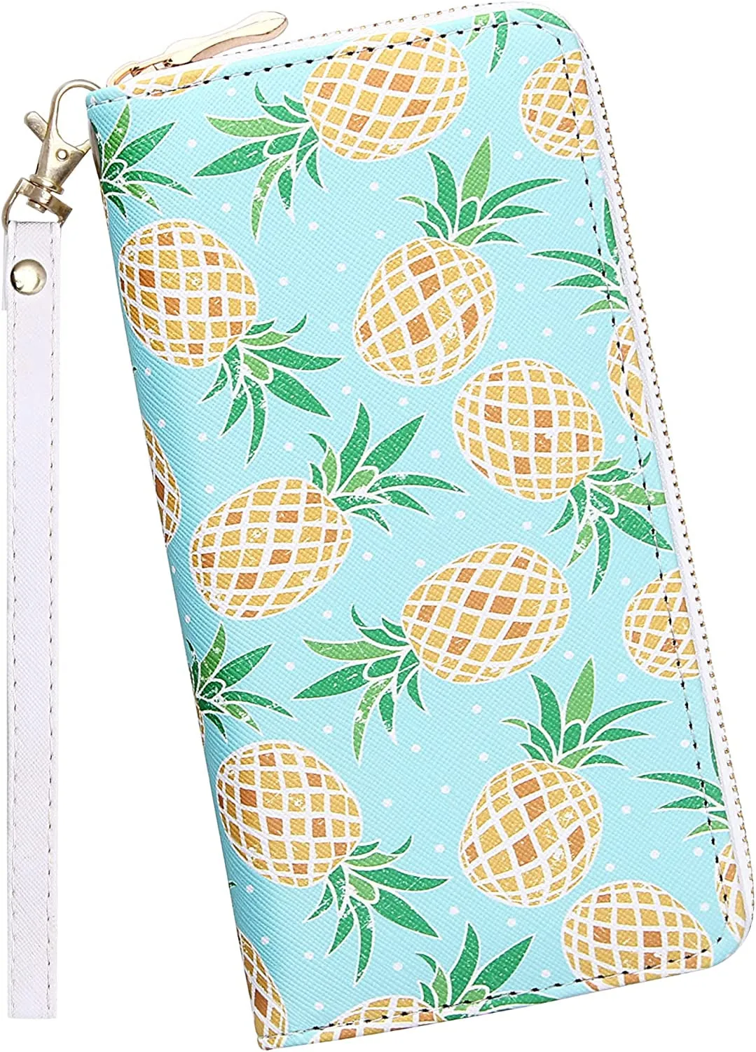 Women’s Printed Zip Around Wallet Phone Clutch Purse Card Holder Organizer