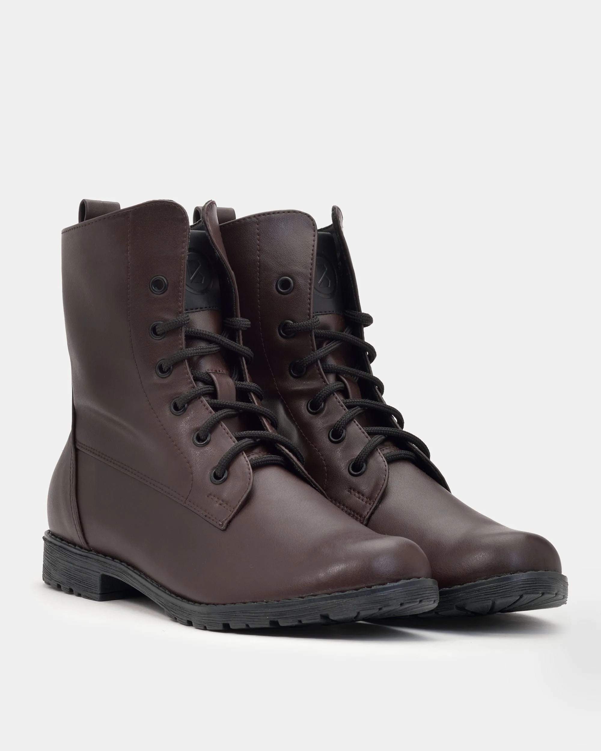 Women's Workers No. 2 Vegea Grape Leather  Boots | Chocolate