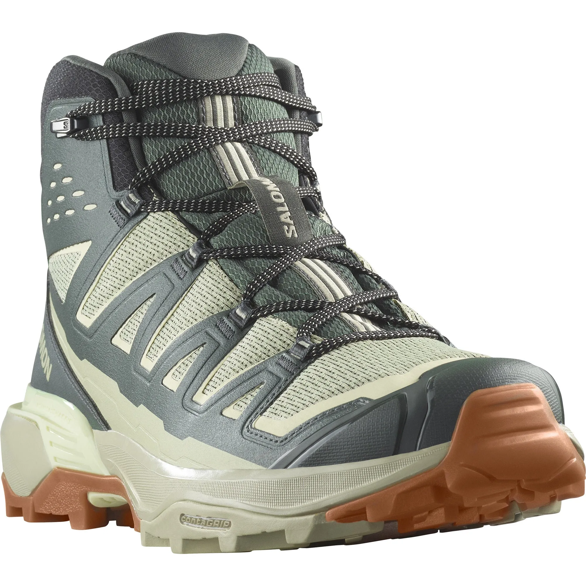 X ULTRA 360 EDGE MID GTX Men Outdoor Shoes in Urban Chic / Alfalfa / Transparent Yellow